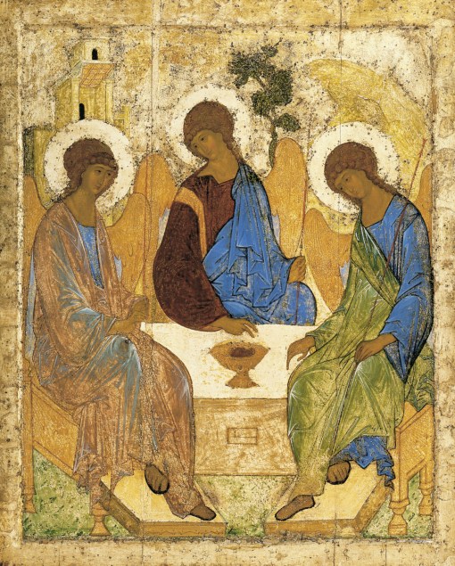 God in Art (The Trinity by Andrei Rublev)
