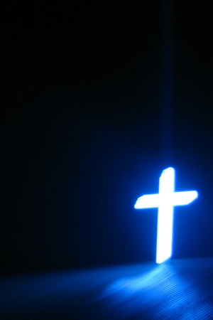 cross is the light in the darkness