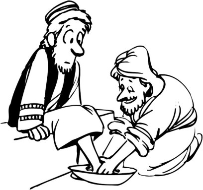 Humility and Service (Jesus Washing Feet)